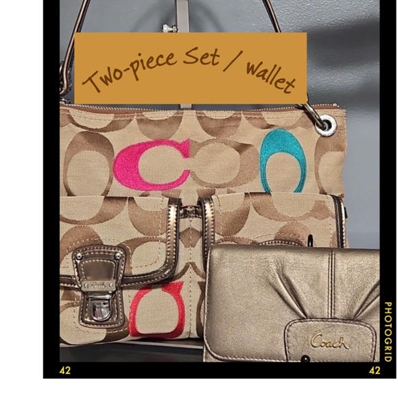 Coach Poppy comes with a wallet limited edition - Picture 1 of 15